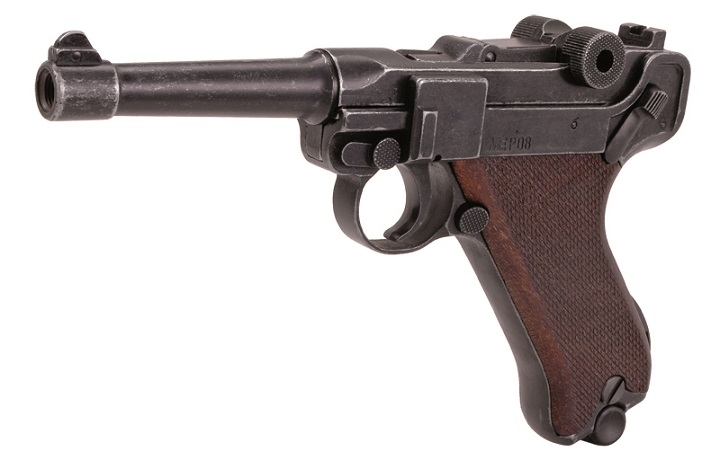 ESC ME Mod. P08 antik-look Holzgr. 9mm P.A. Gas- & Signalwaffen